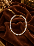 Gold Line Tennis Bracelet