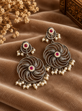 Red Tornado Earring