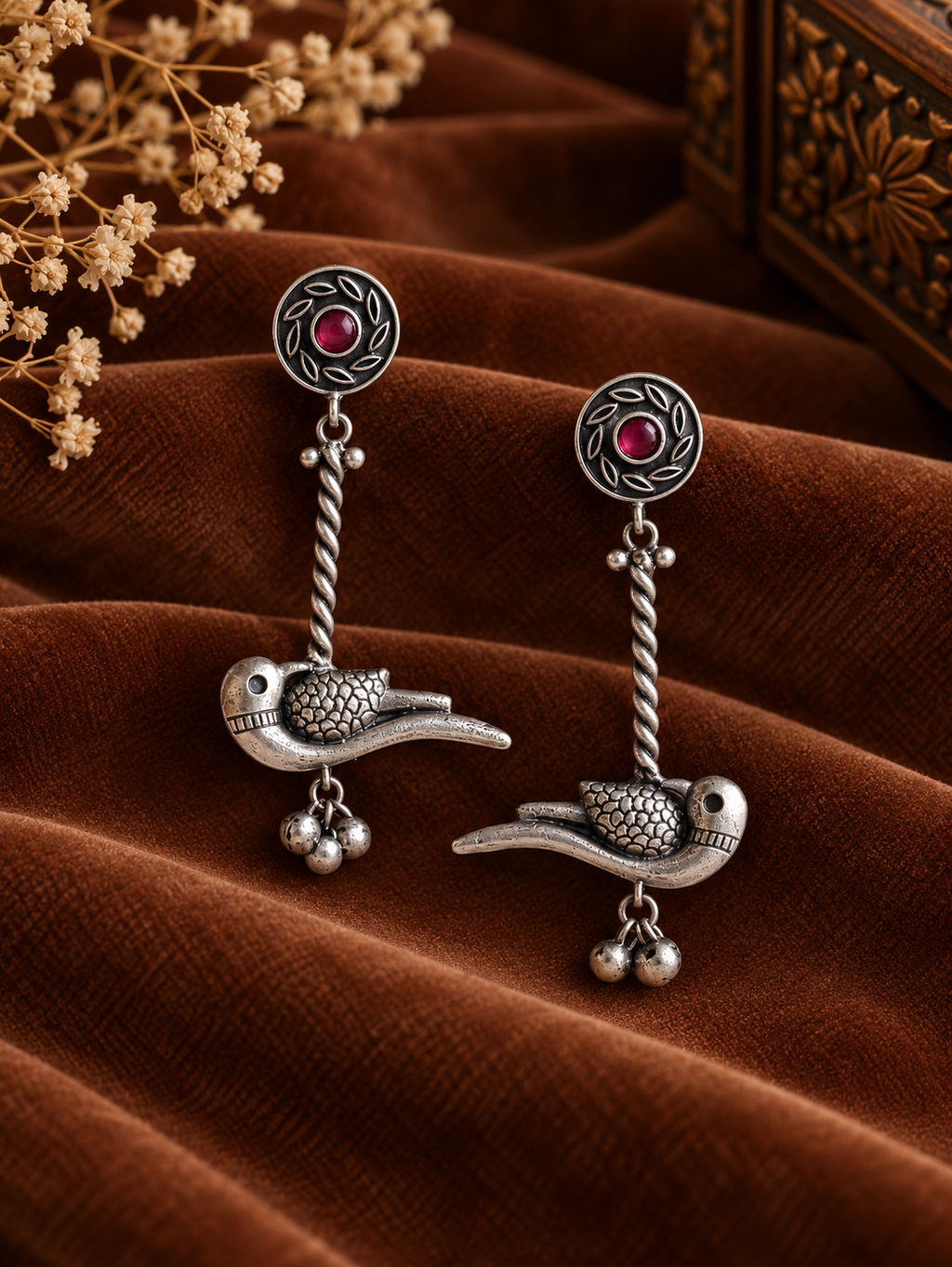 Bird Drop Earring
