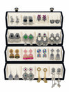 Set of 16 Oxidised Silver Jhumka Earrings for Women with box