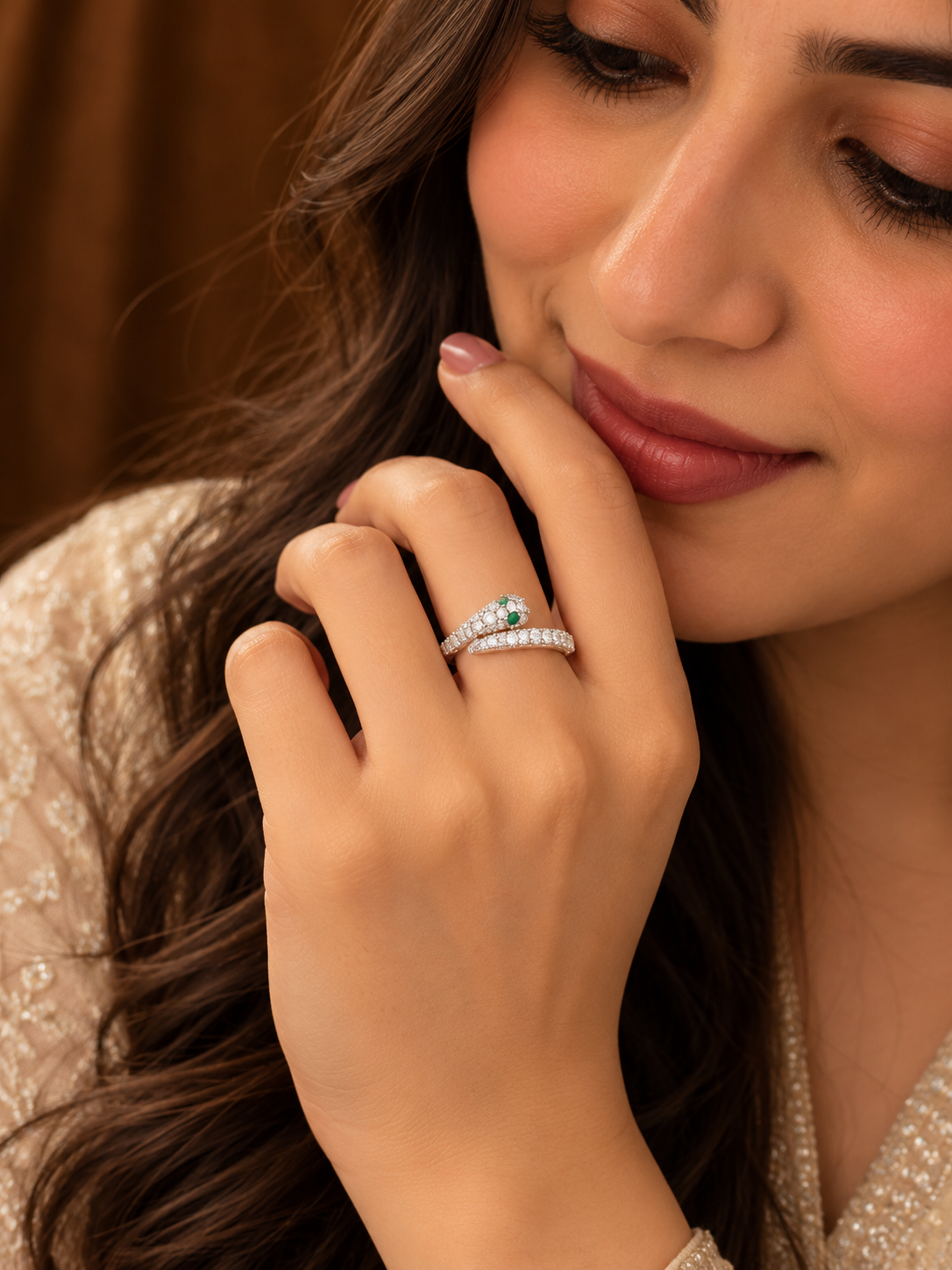 Silver Snake Ring