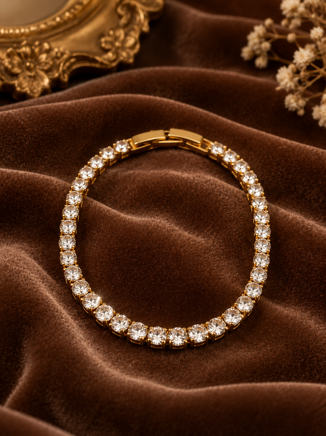 Rosegold Small Tennis Bracelet