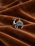 Camel Ring | Oxidized Silver Camel Statement Ring