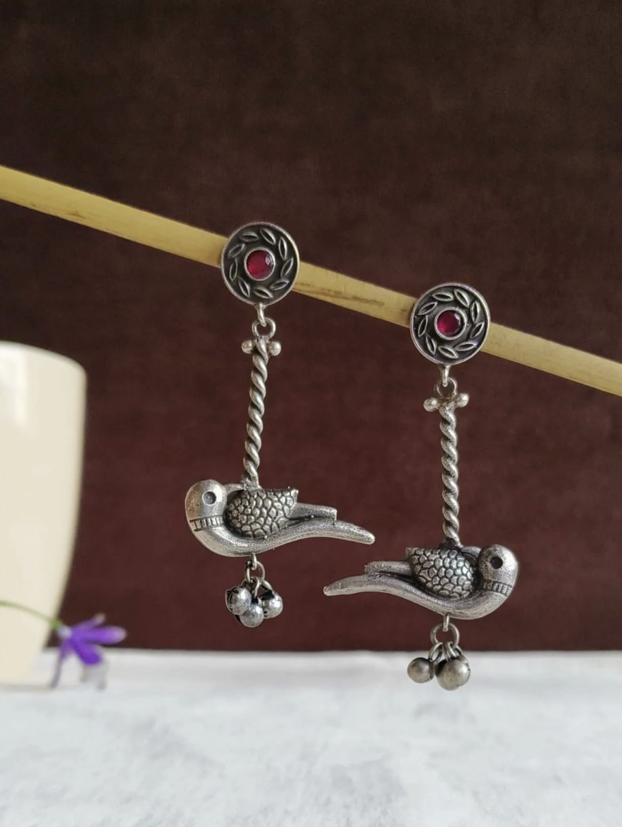 Bird Drop Earring