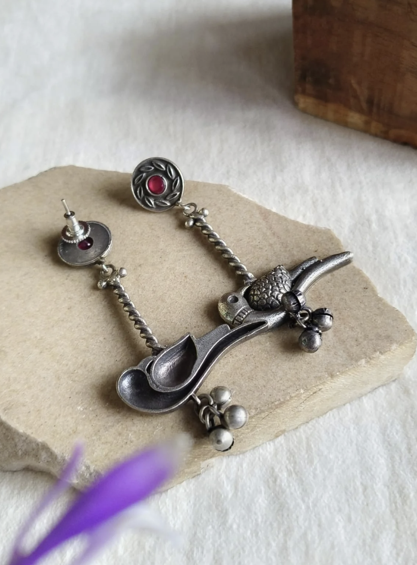 Bird Drop Earring