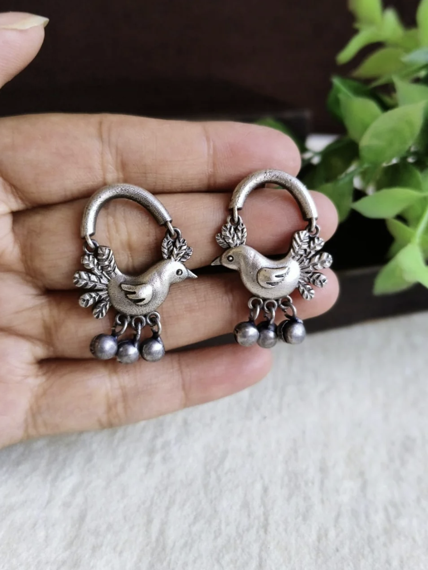 Bird Hoop Earring