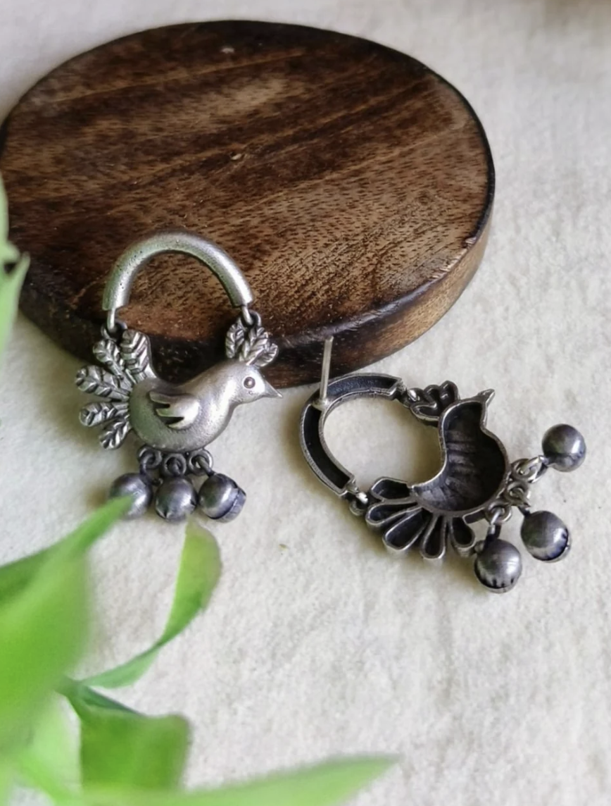 Bird Hoop Earring