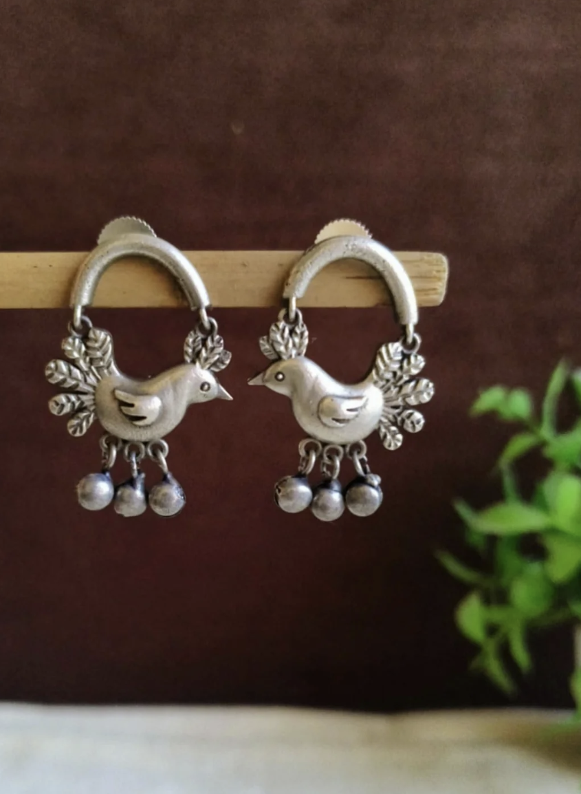 Bird Hoop Earring