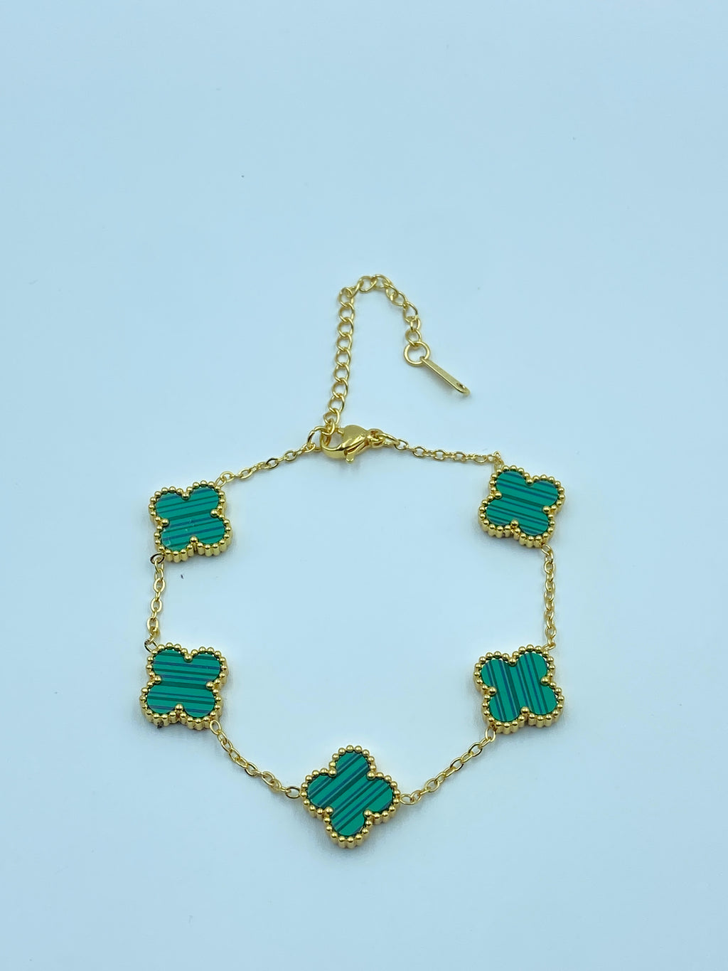 GREEN CLOVER BRACELET