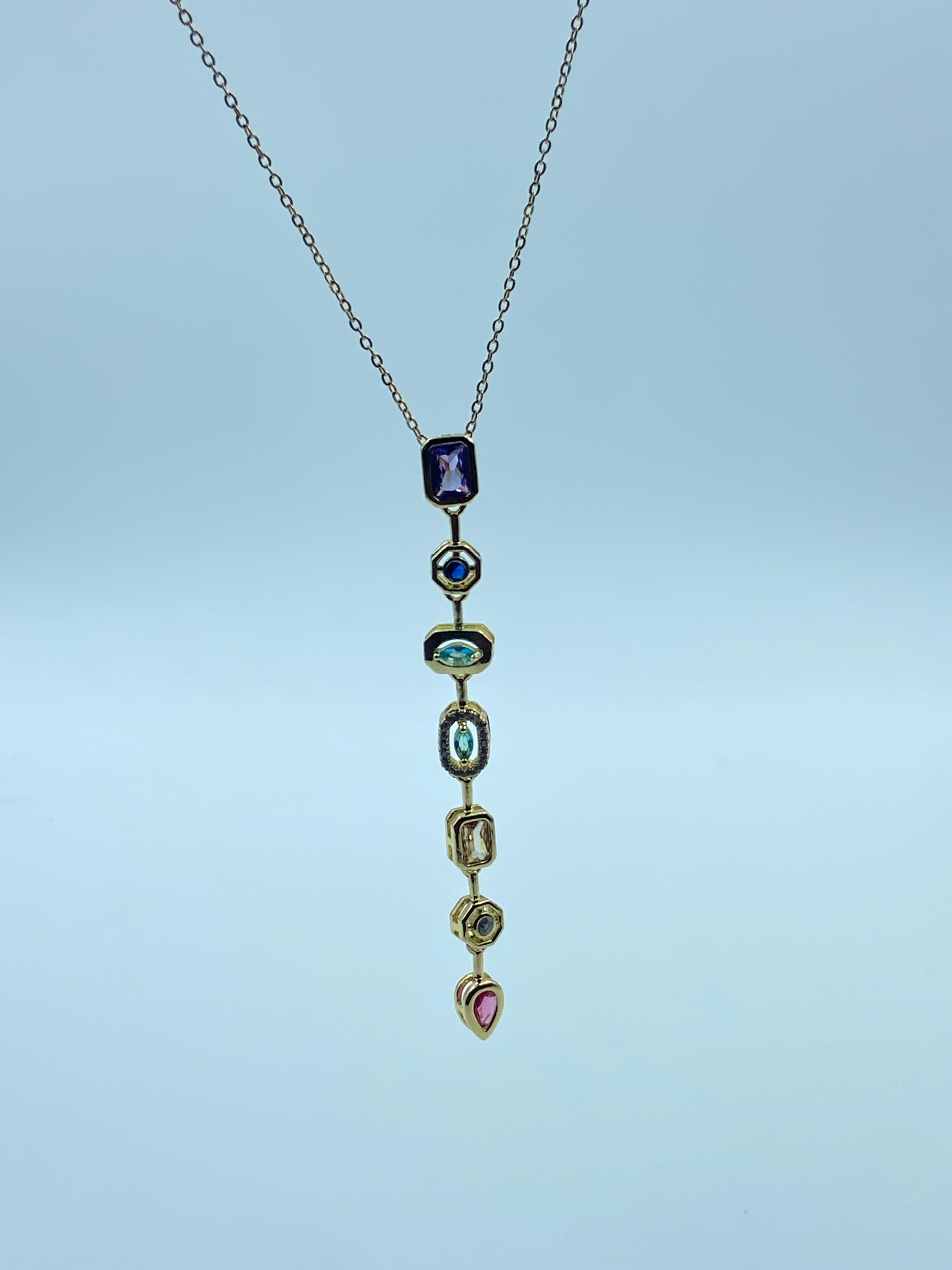 RAINBOW DROP PENDANT