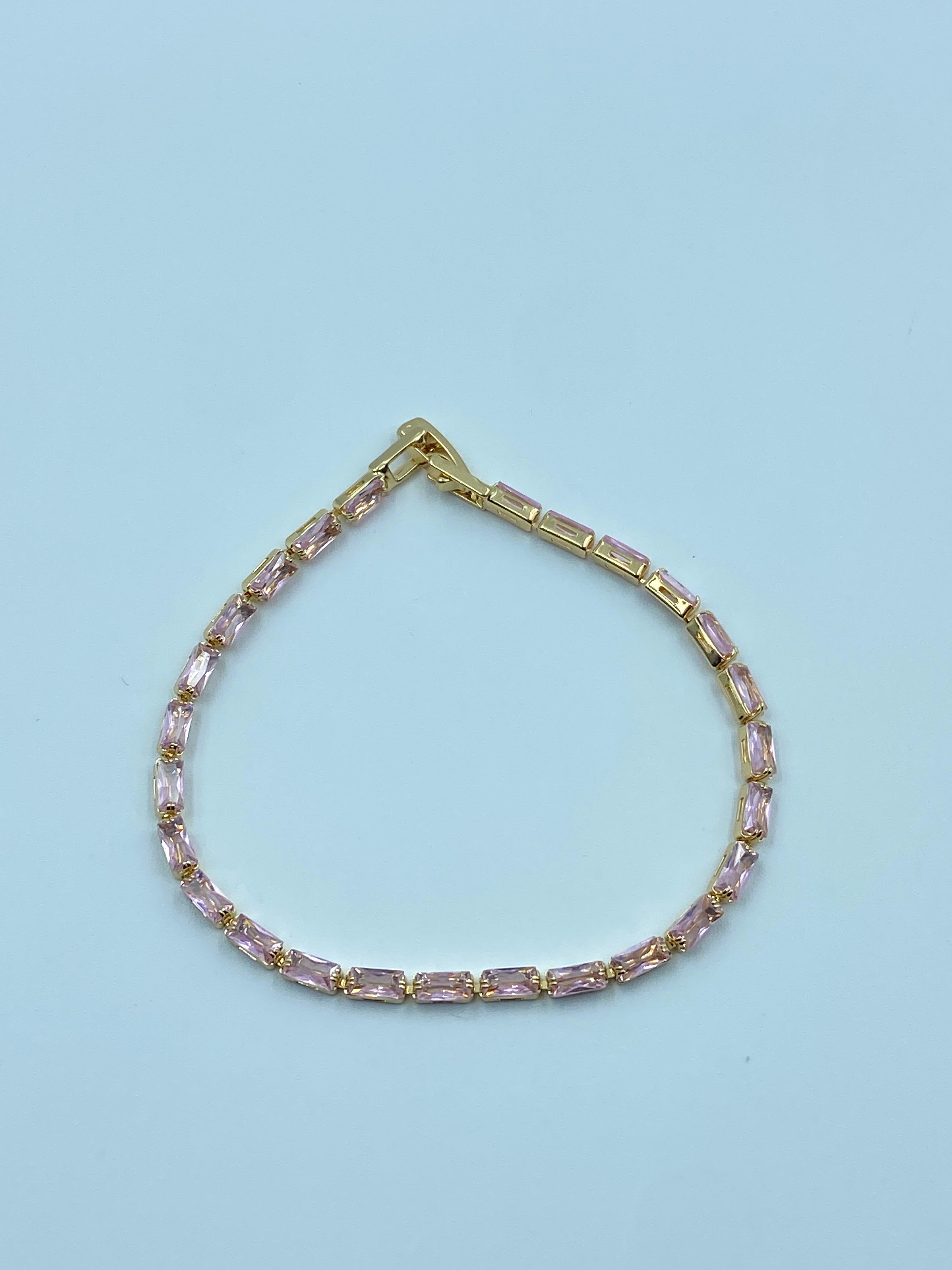 PINK TENNIS BRACELET