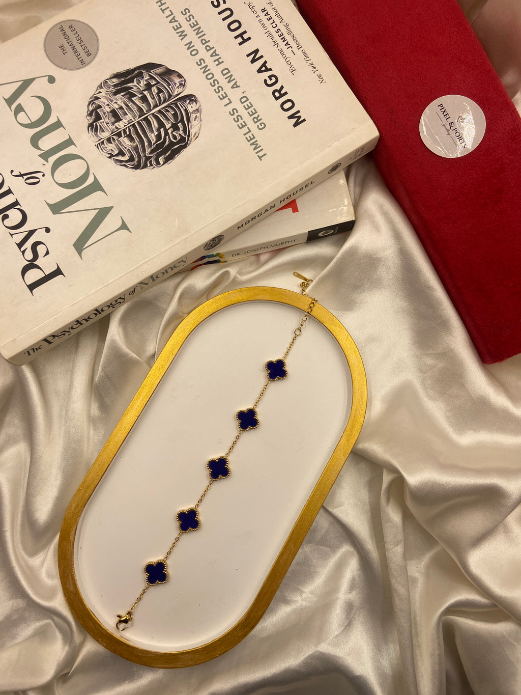 Blue Clover Bracelet