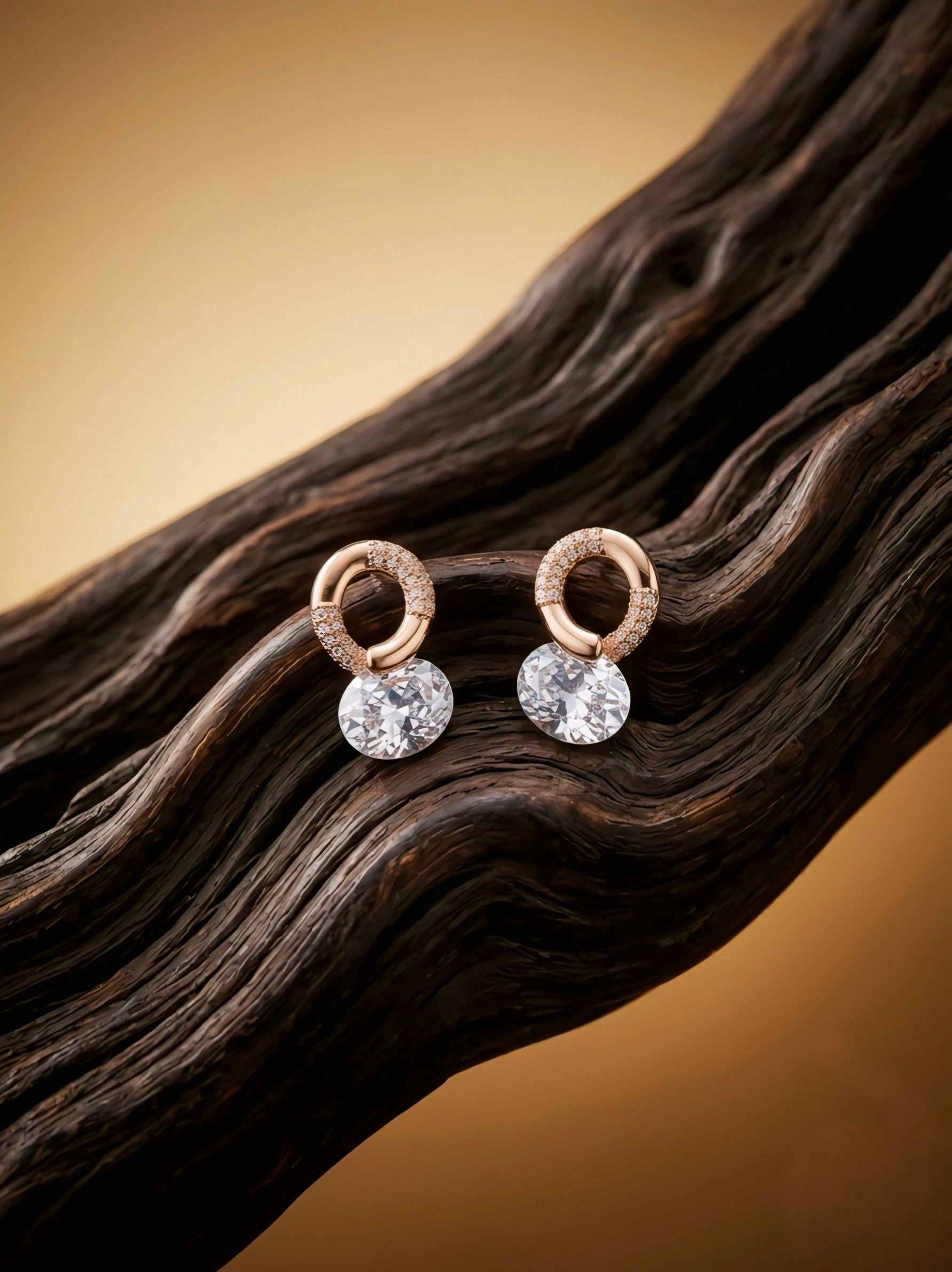 ROSE GOLD DIAMOND EARRINGS
