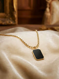 DARK RECTANGLE PENDANT