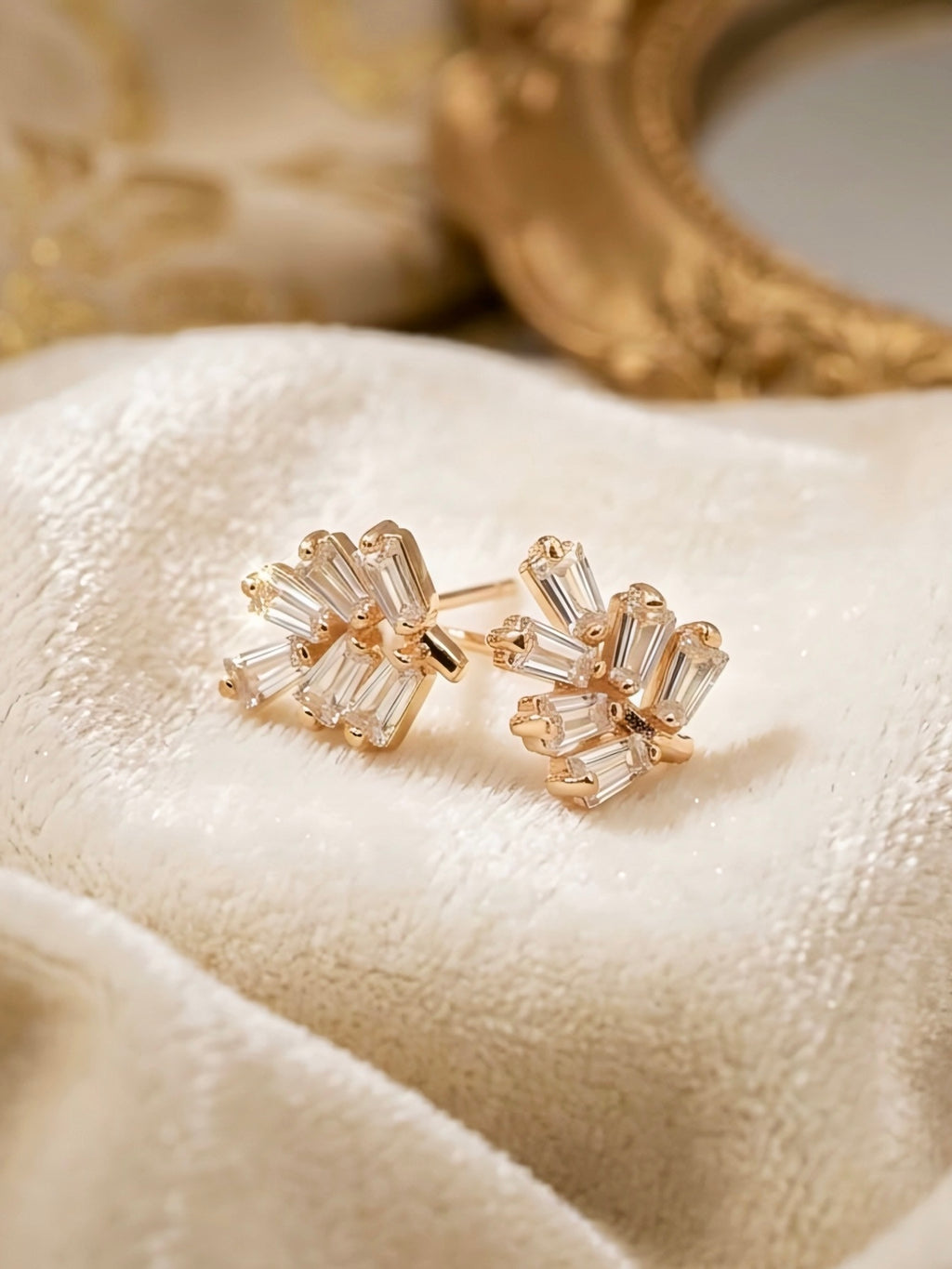 ROSE GOLD PETAL EARRINGS