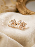 ROSE GOLD PETAL EARRINGS