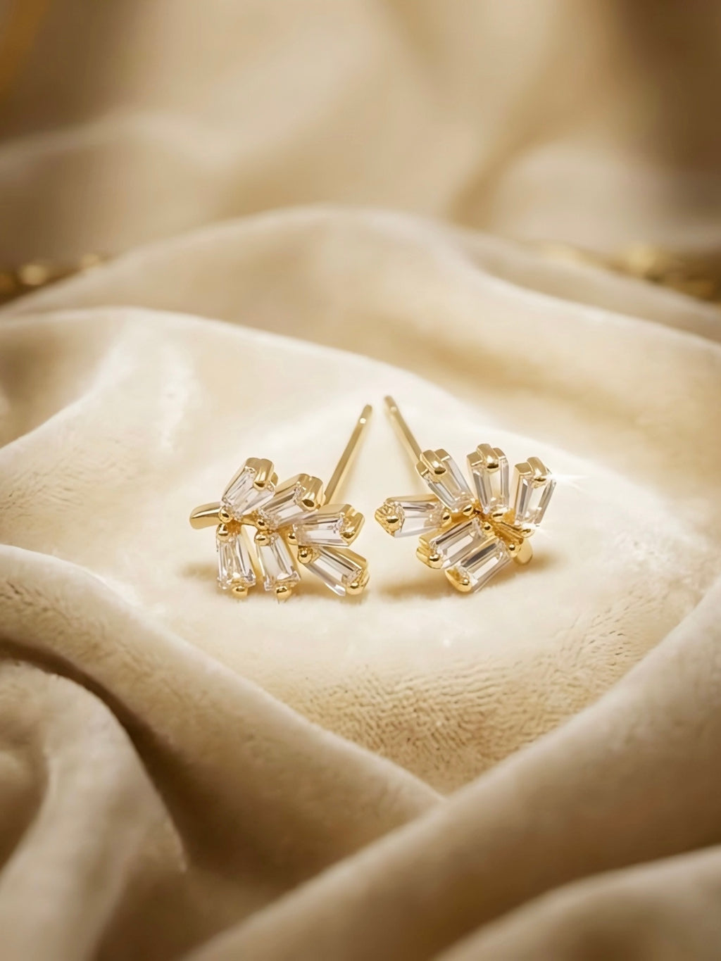 GOLD PETAL EARRINGS