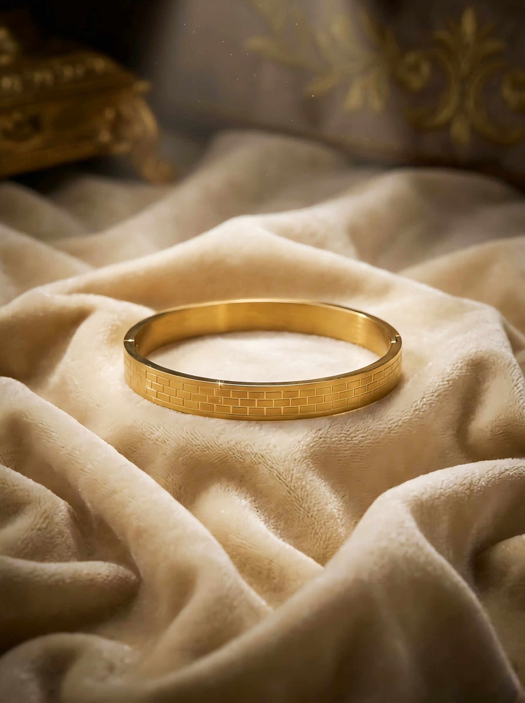 RECTANGLE GOLD KADA