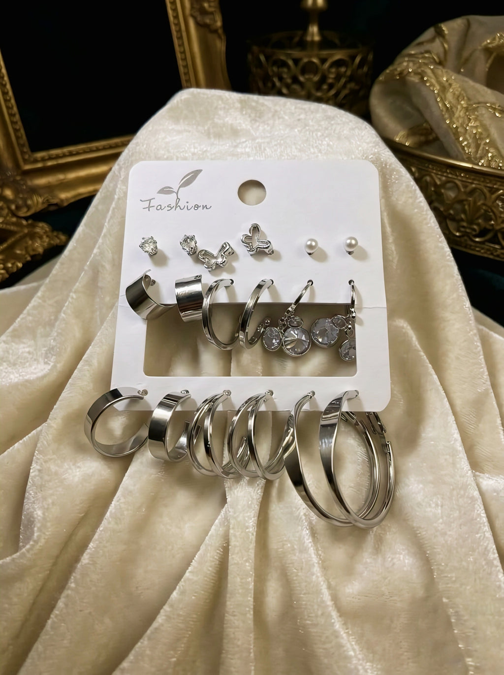 EARRING SET SILVER