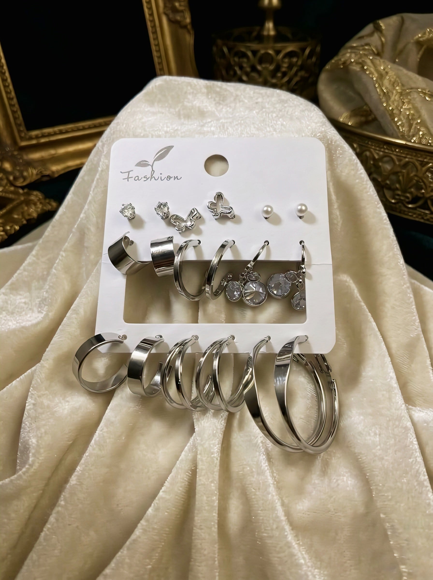 EARRING SET SILVER