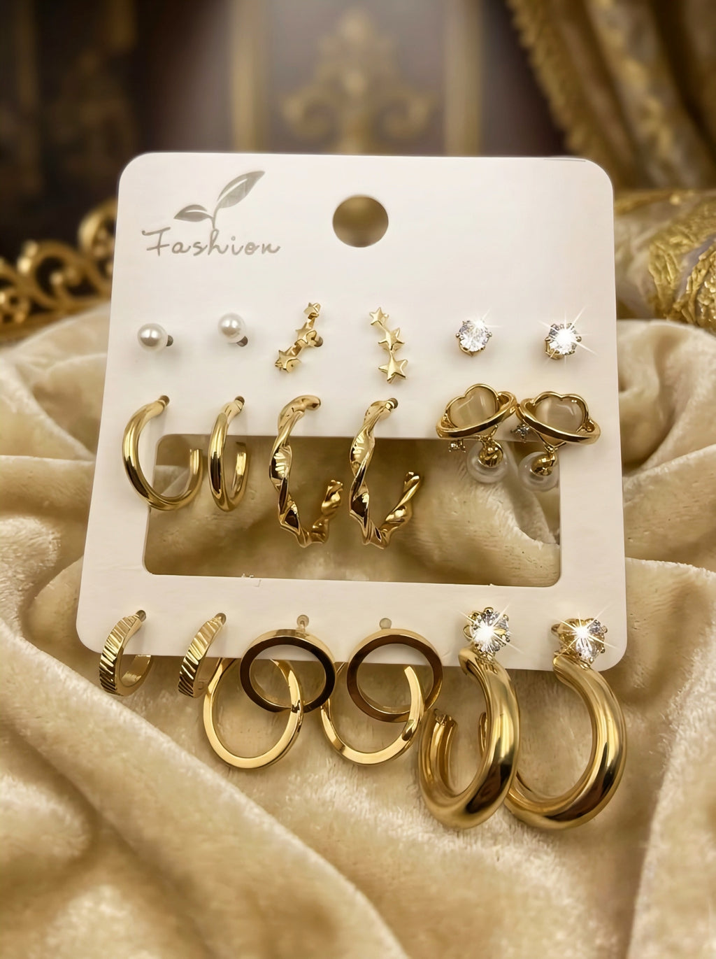 EARRING SET GOLD