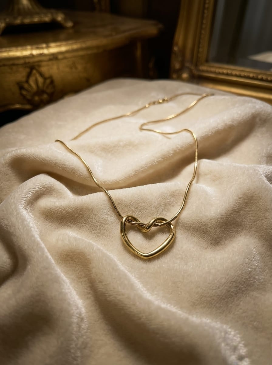 HOLLOW HEART PENDANT