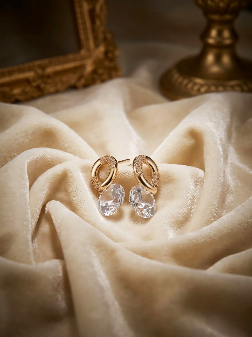 ROSE GOLD DIAMOND EARRINGS