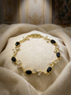 GOLD BLACK TULIP BRACELET