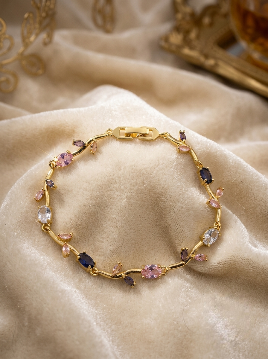 GOLD MULTI TULIP BRACELET