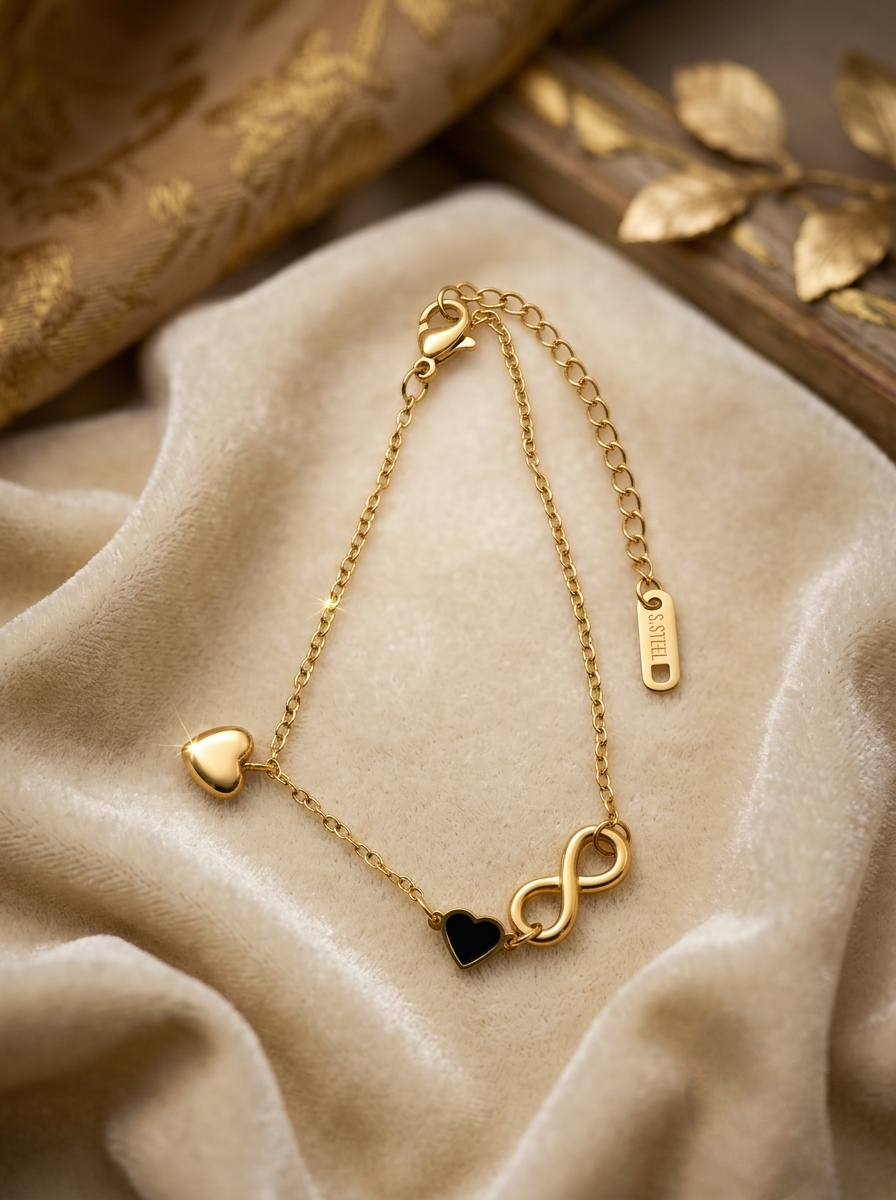 INFINITY HEART BRACELET