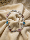 SILVER MULTI TULIP BRACELET