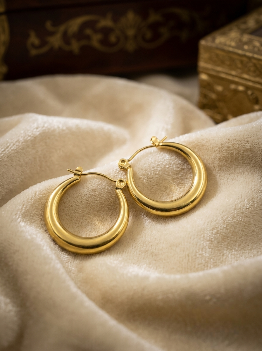 CIRCLE HOOP EARRINGS