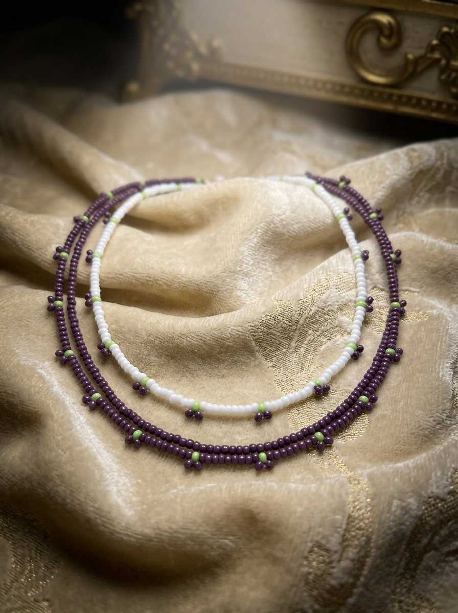 DARK ORCHARD LAYERED CHOKER