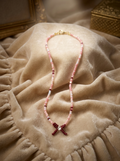 CHERRY BLOSSOM RIBBON NECKLACE