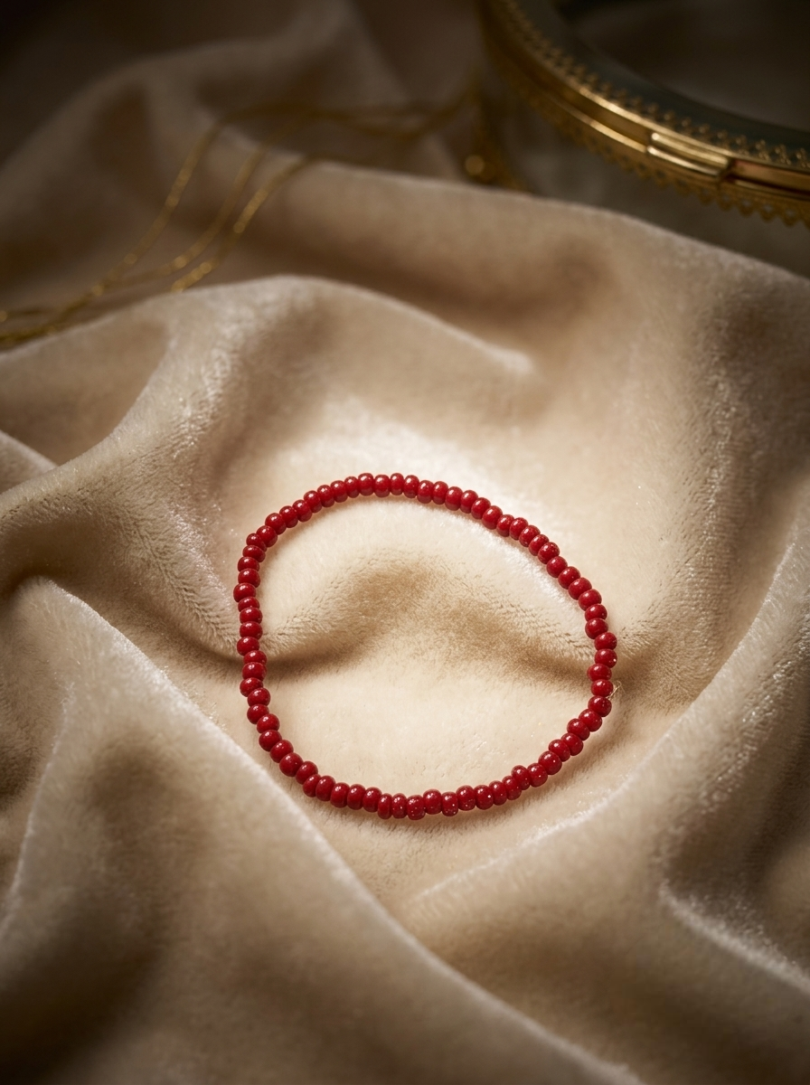 CHERRY BEAD BRACELET