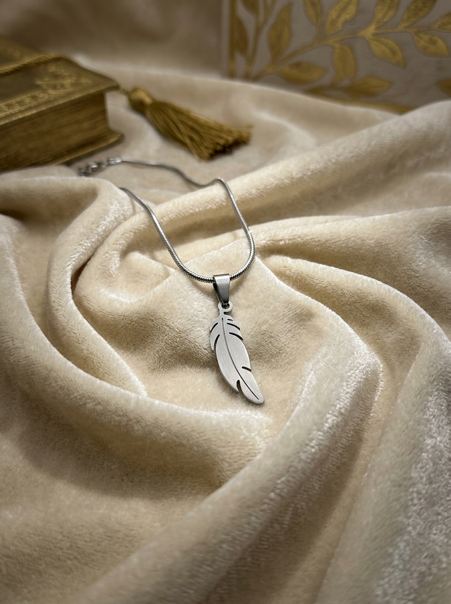 Stylish Feather Pendant for Men