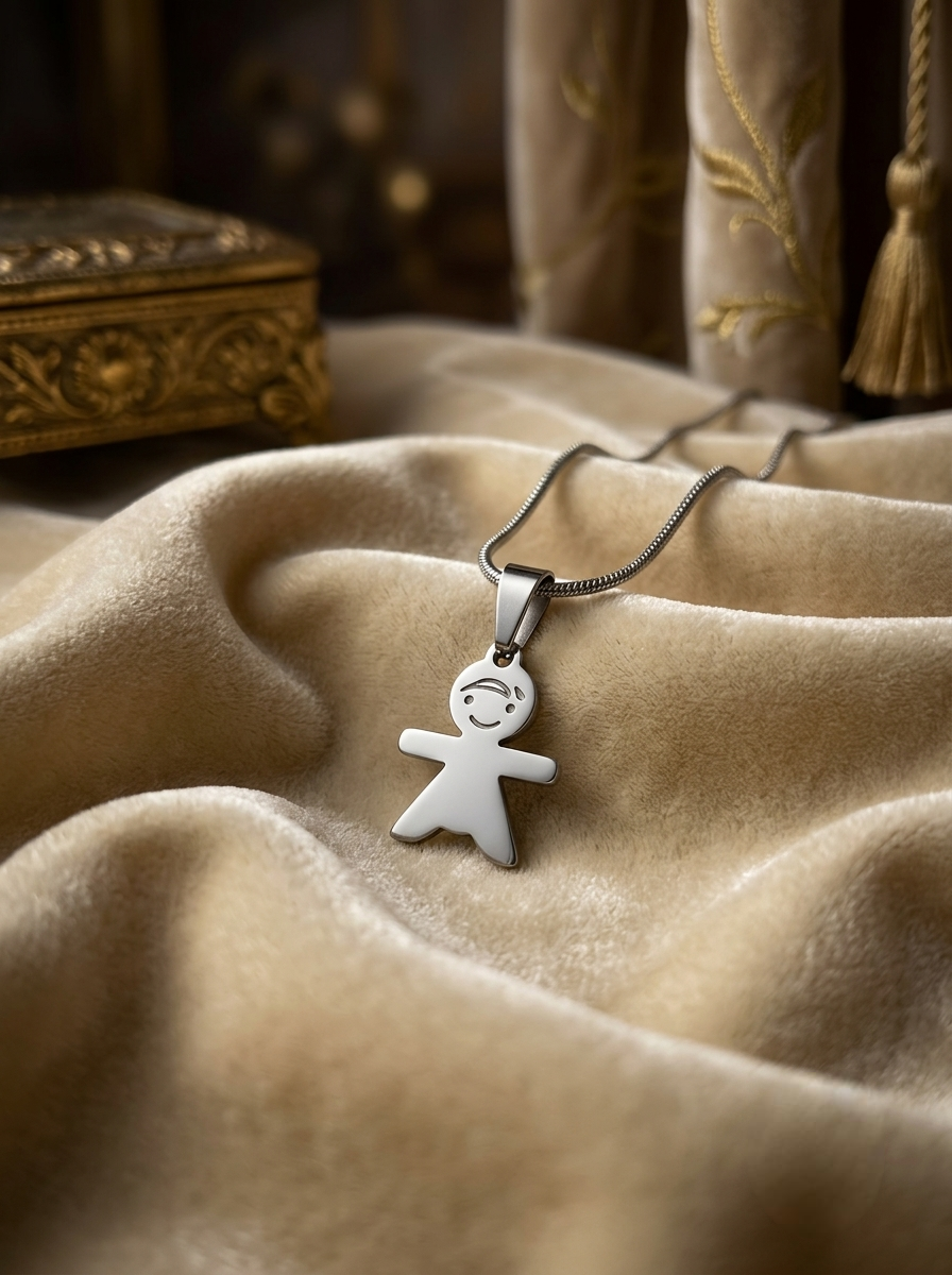 Cute Smiling Boy Pendant