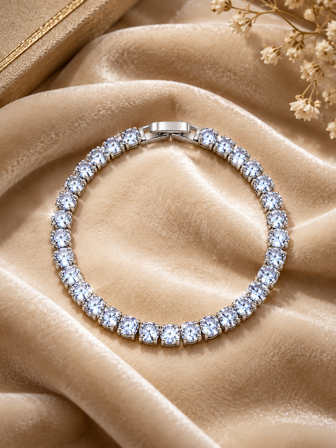 BIG DIAMOND TENNIS BRACELET
