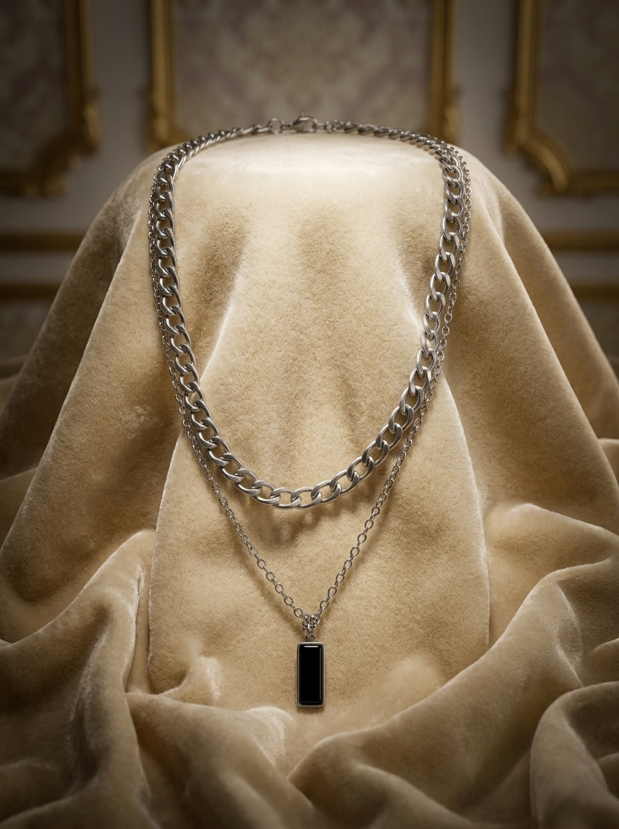 VANGUARD DOUBLE CHAIN PENDANT