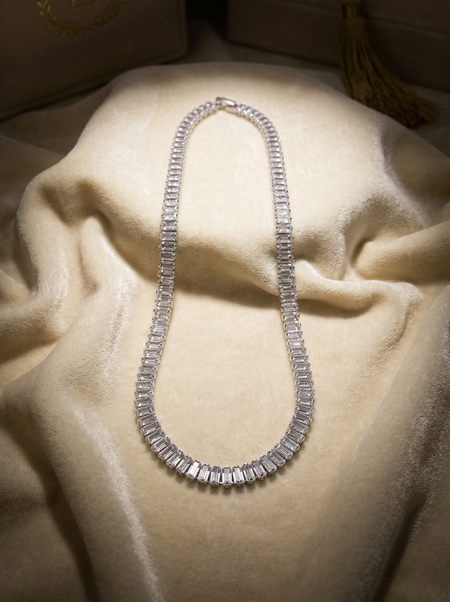 Ice Line Tennis Necklace