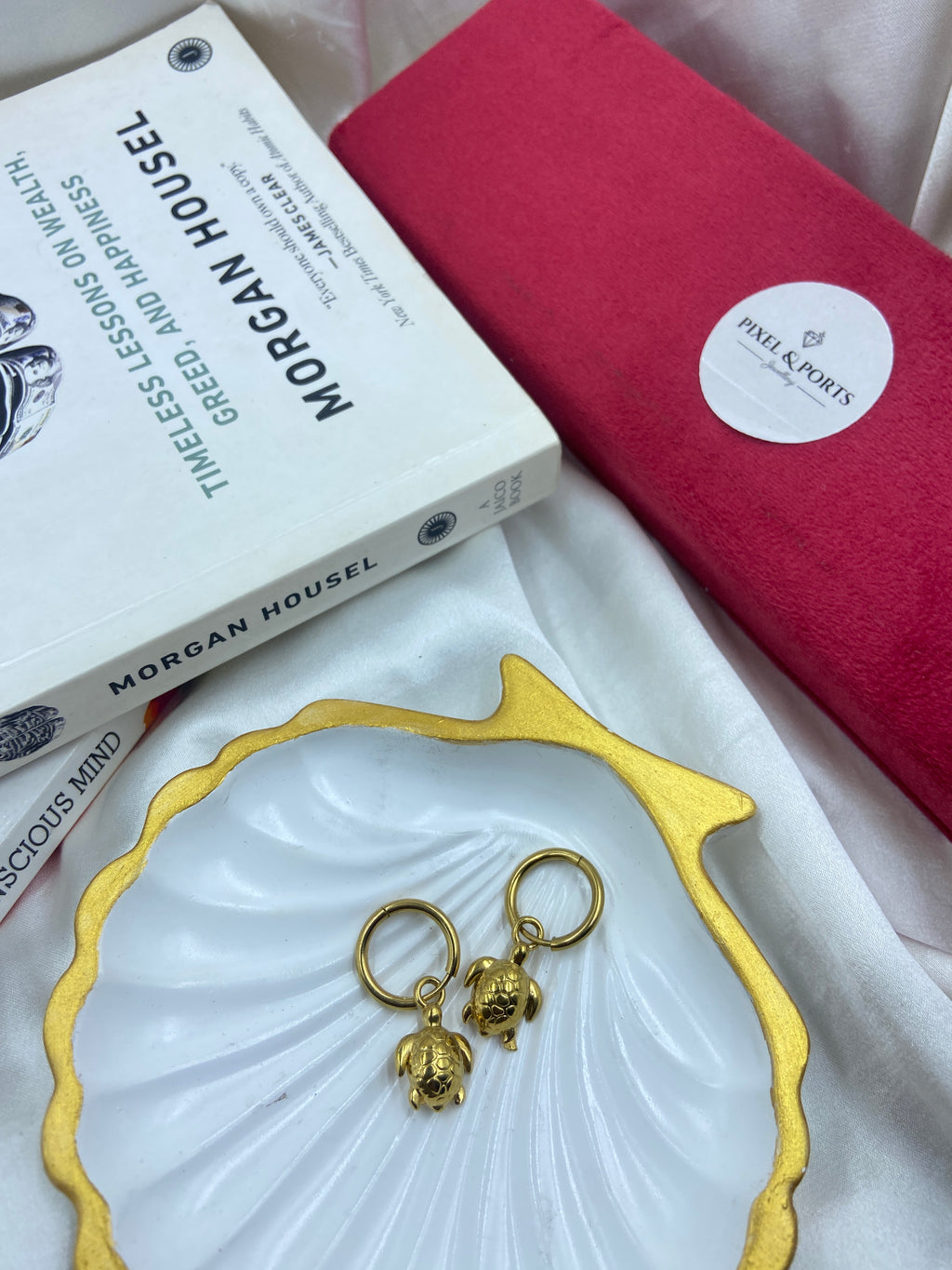 Turtle Hoop Earrings – PIXEL & PORTS