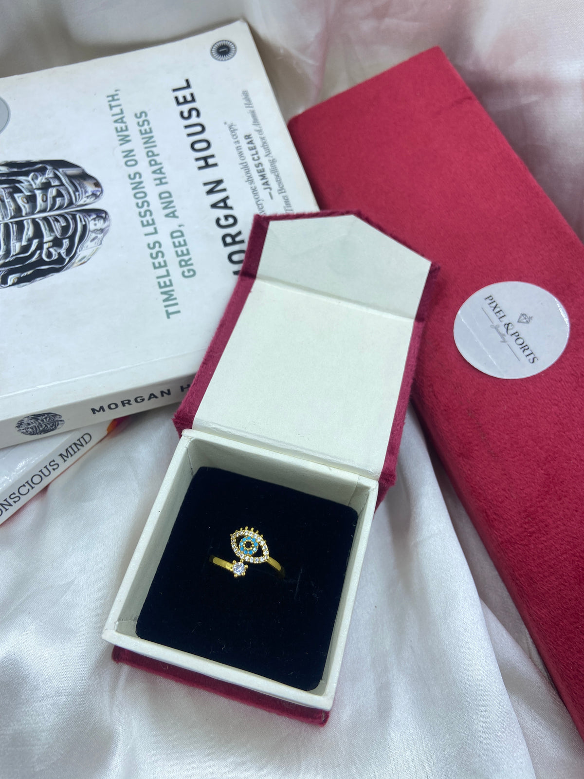 Blue Evil Eye Ring