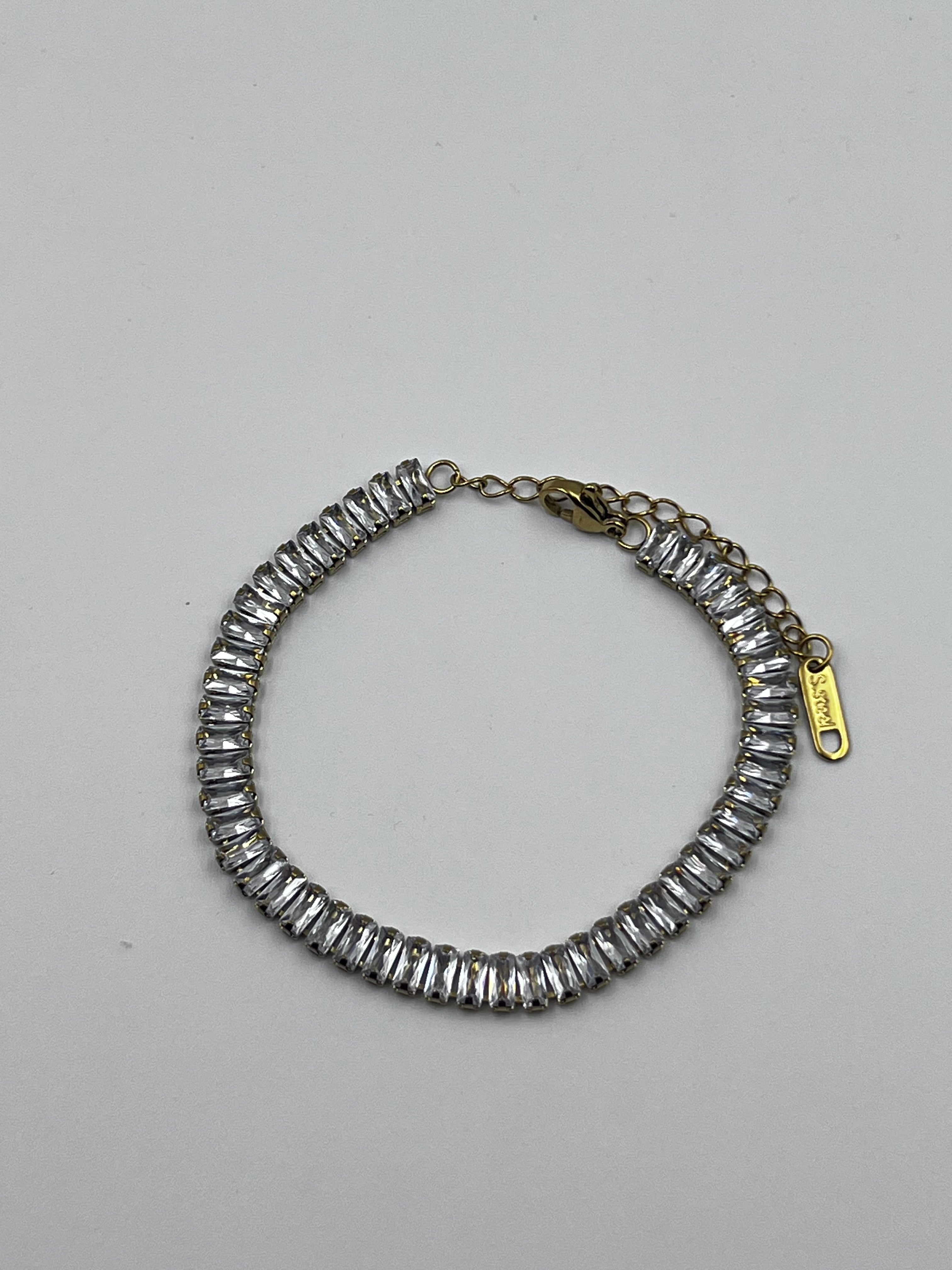 GOLD TENNIS BRACELET