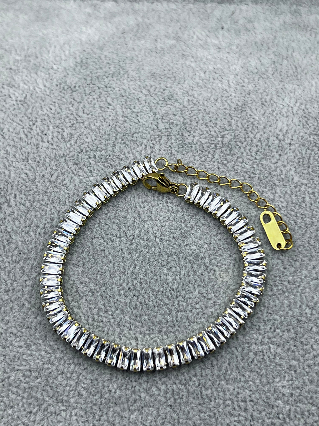 GOLD TENNIS BRACELET