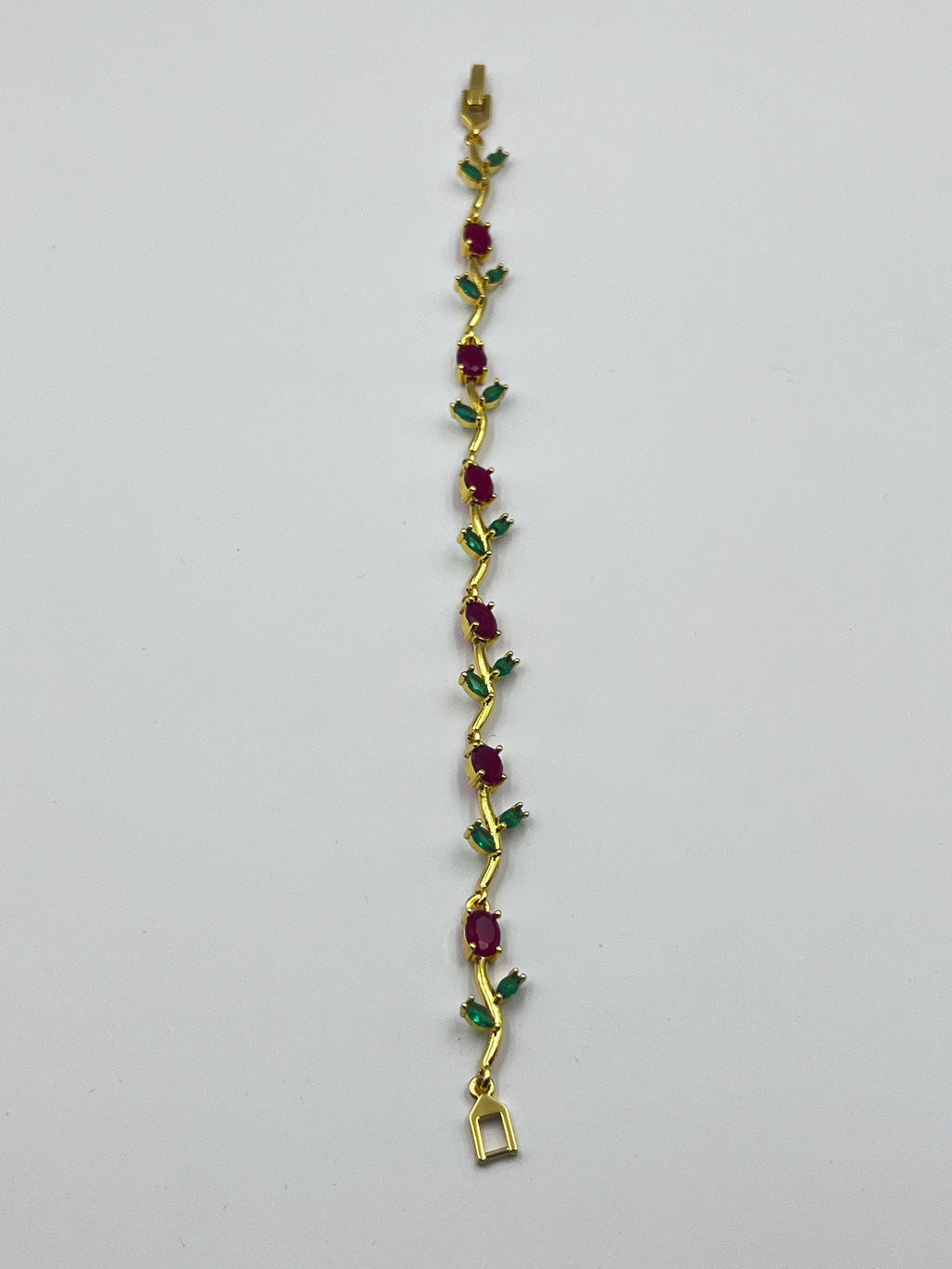 RED GOLD TULIP BRACELET
