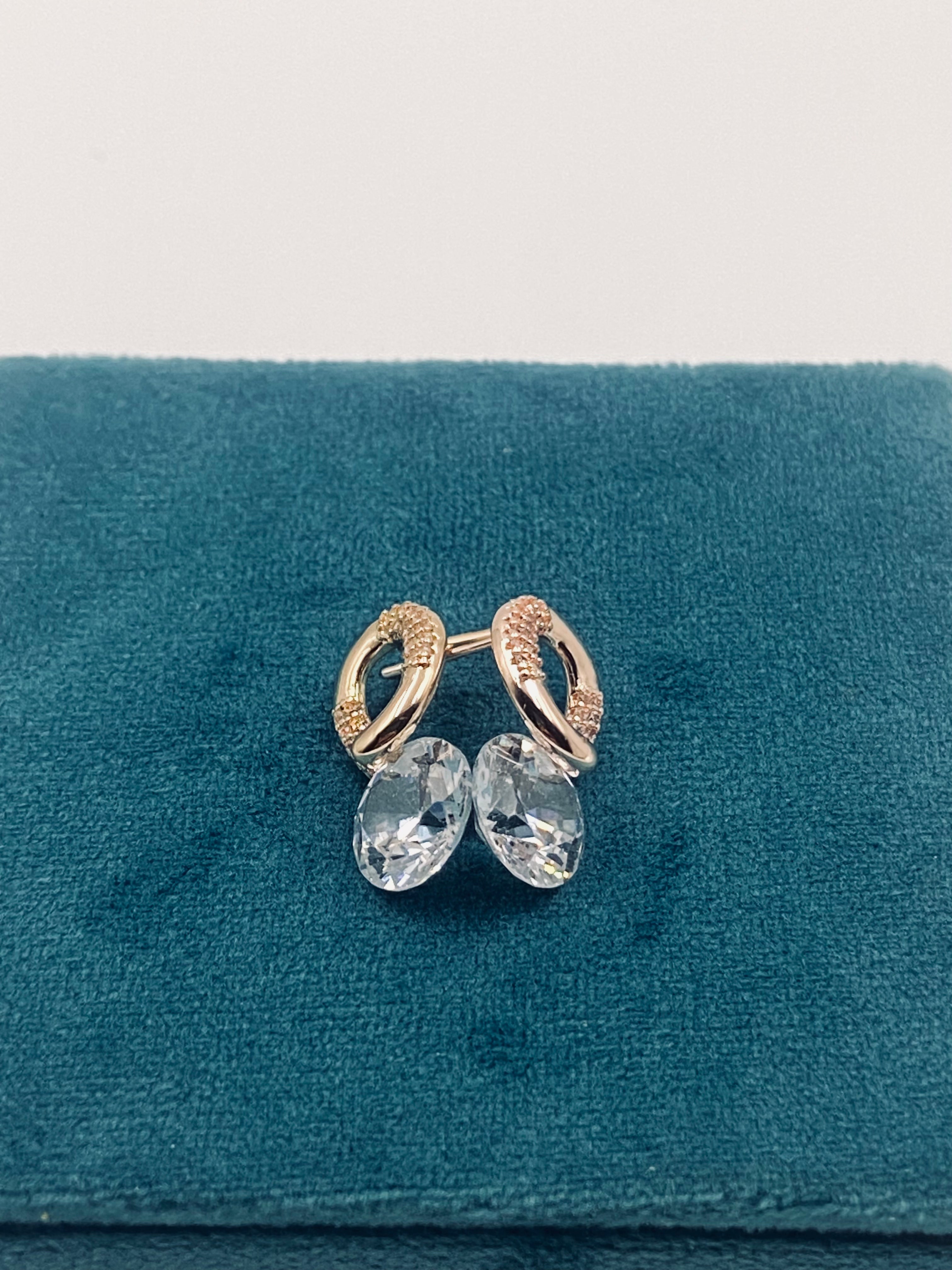 ROSE GOLD DIAMOND EARRINGS