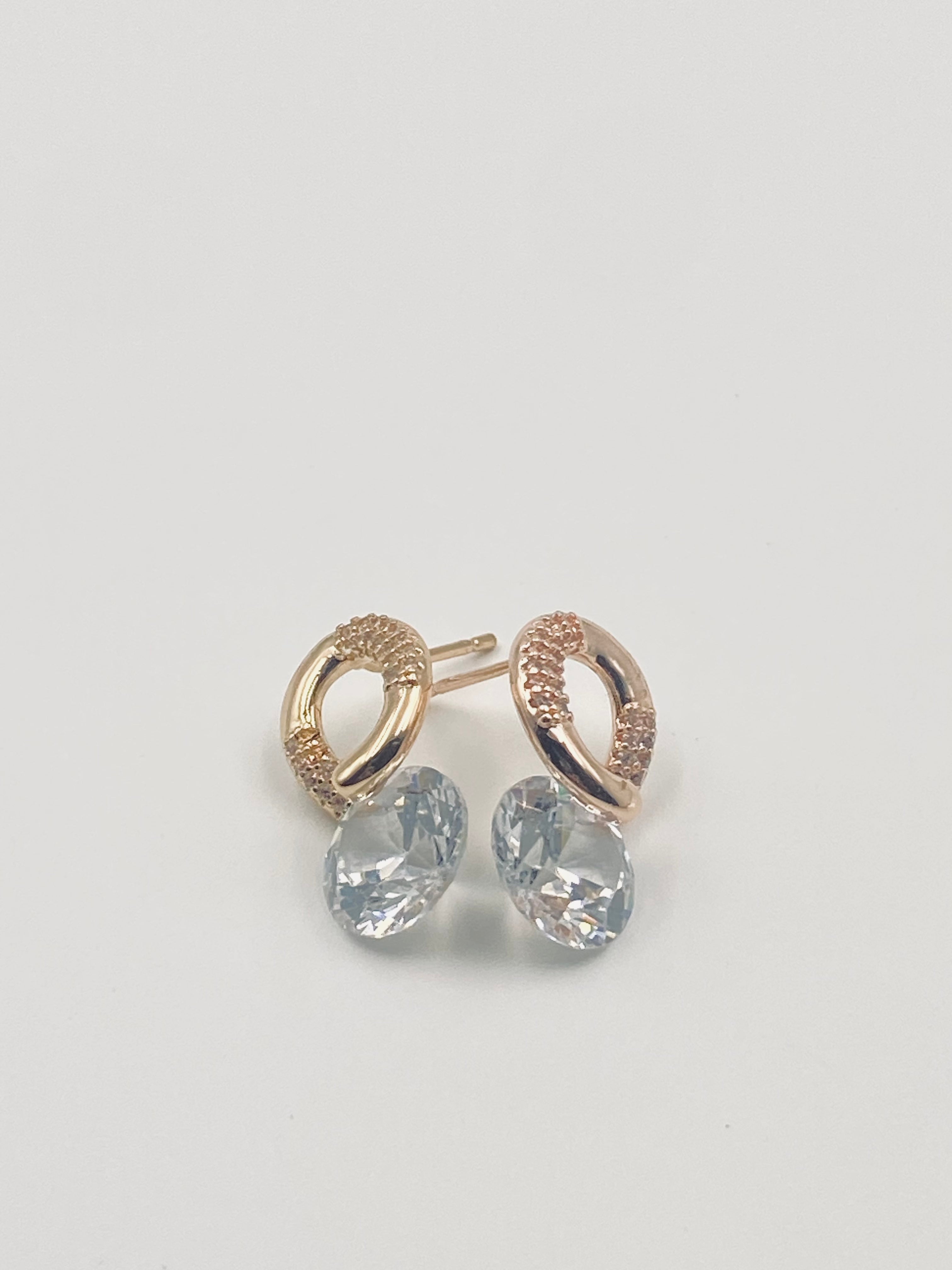 ROSE GOLD DIAMOND EARRINGS