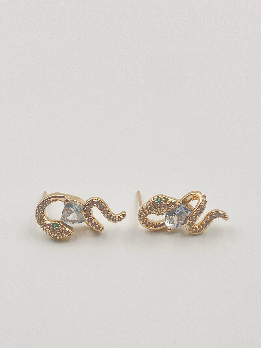 ROSE GOLD SNAKE EARRINGS