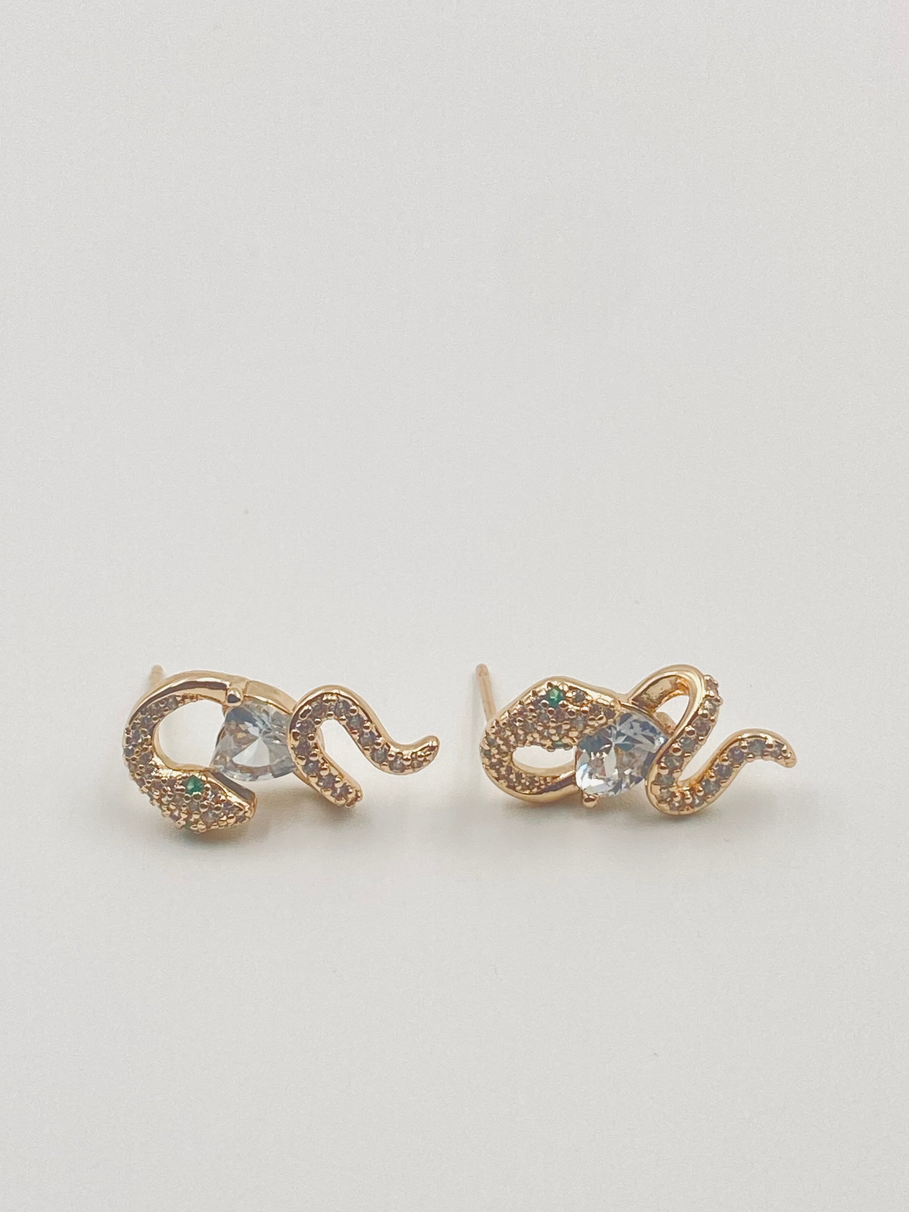 ROSE GOLD SNAKE EARRINGS