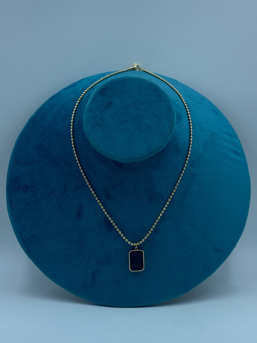 DARK RECTANGLE PENDANT